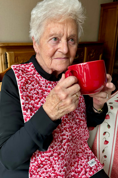 Mini fleurs roses rouges